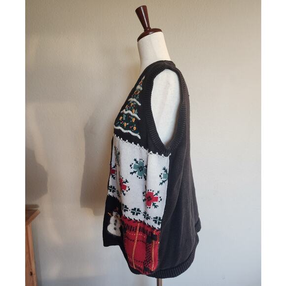 Festive Holiday Sweater Vest - Multicolor - Picture 2 of 15